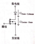 圖3 IGBT簡化等效電路